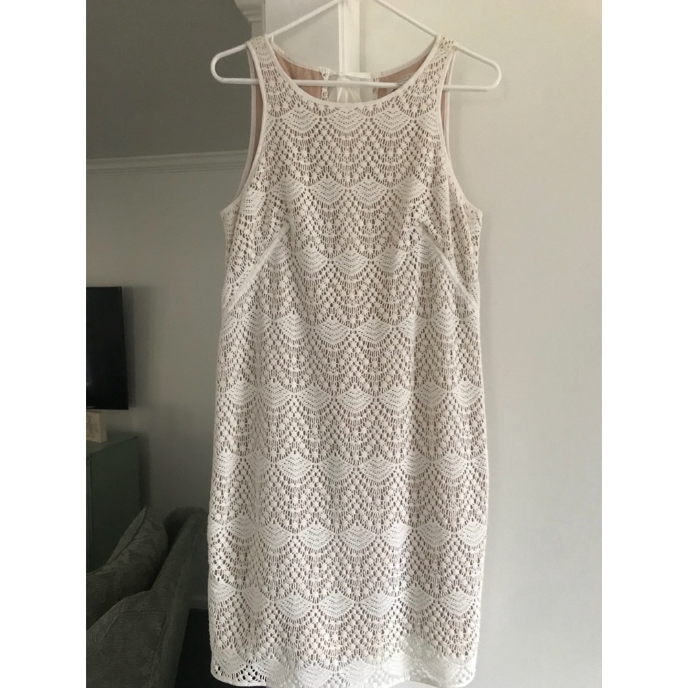 ANN TAYLOR LOFT LACE PERFECT WORK DRESS
